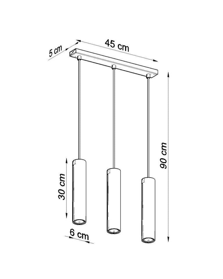 Hanglamp Flash 3-lichts