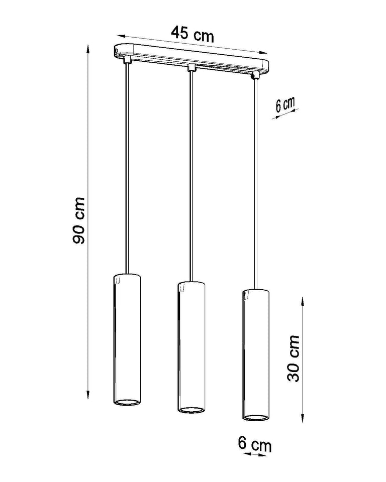 Hanglamp Azza 3-lichts