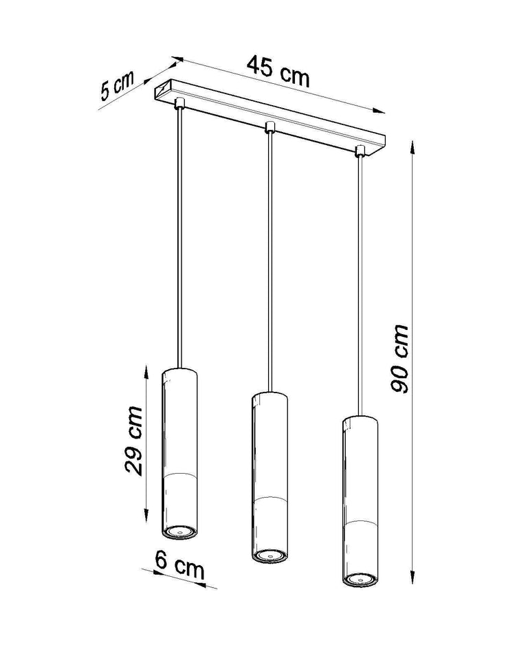 Hanglamp Cranius 3-lichts