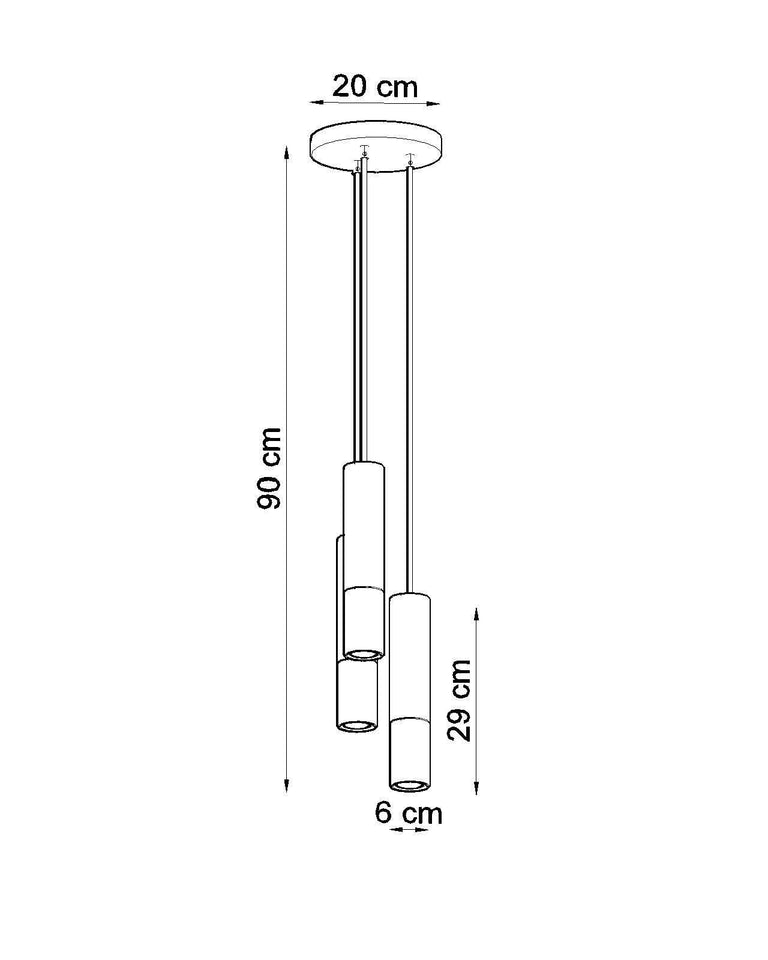 Hanglamp Cranius 3-lichts