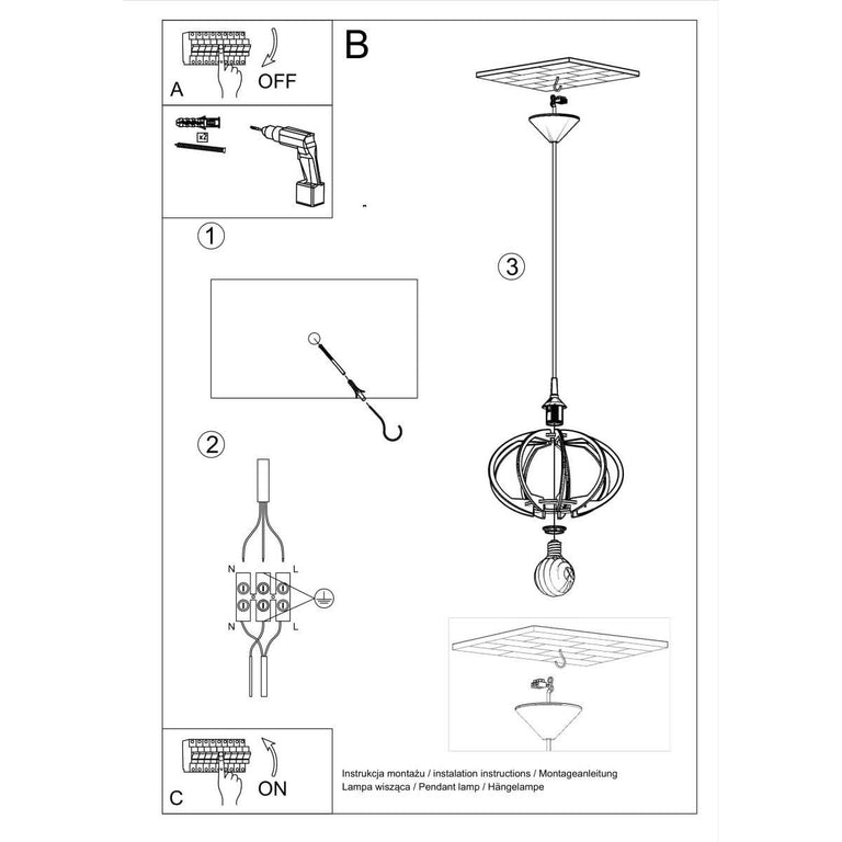 Hanglamp Mandelino