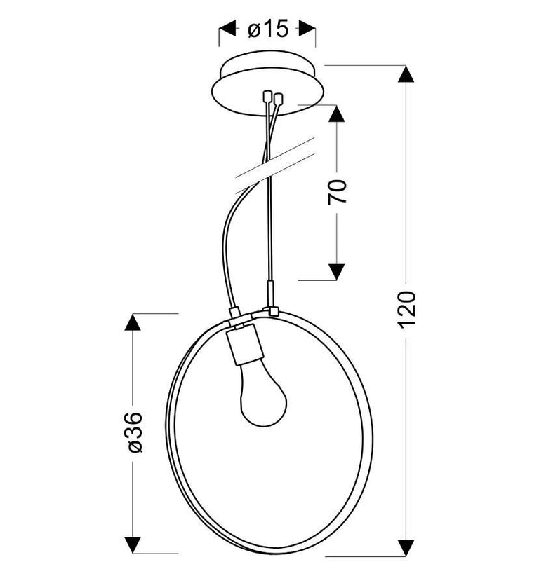 Hanglamp Nova rond