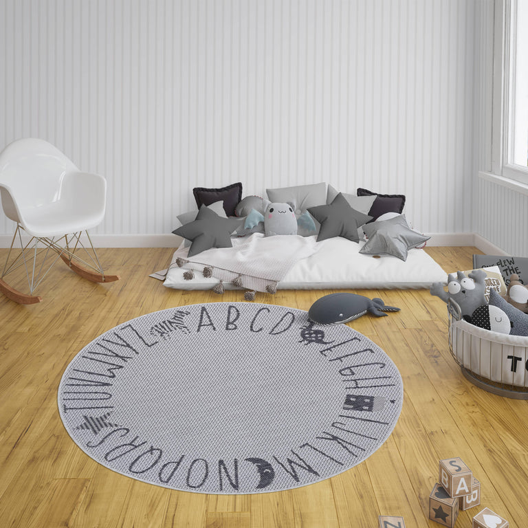 Kindervloerkleed Blaine rond