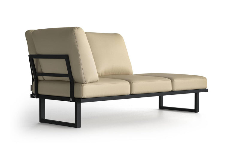 Outdoor Chaise longue Angie armleuning links