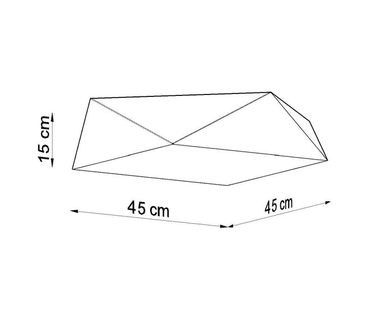 Plafondlamp Hexa