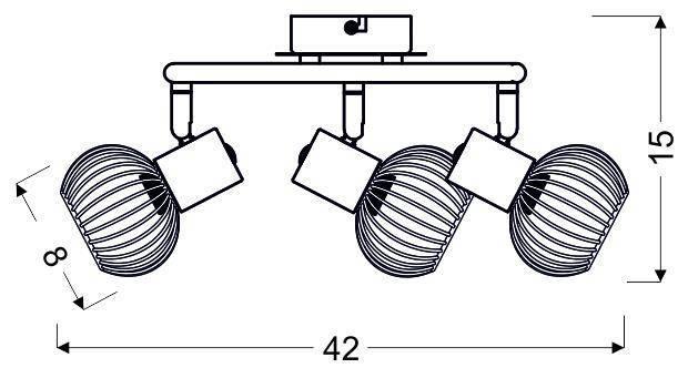 Plafondlamp Lilly 3-lichts