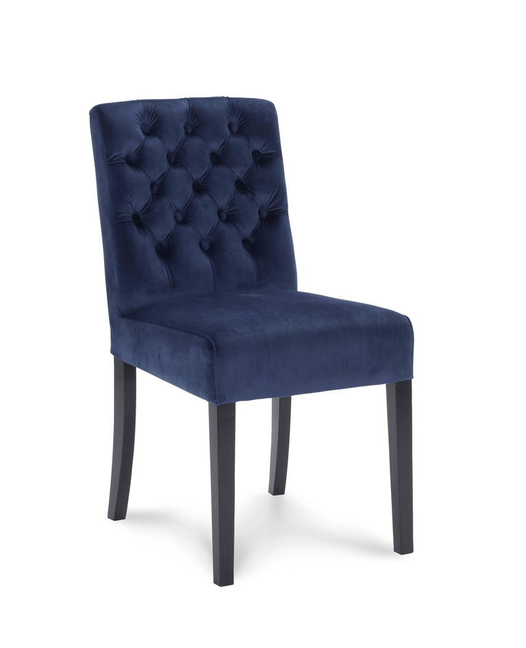 Set van 2 eetkamerstoelen Calan velvet