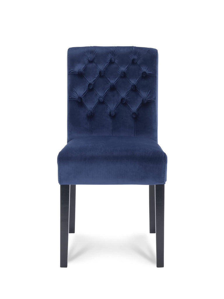 Set van 2 eetkamerstoelen Calan velvet