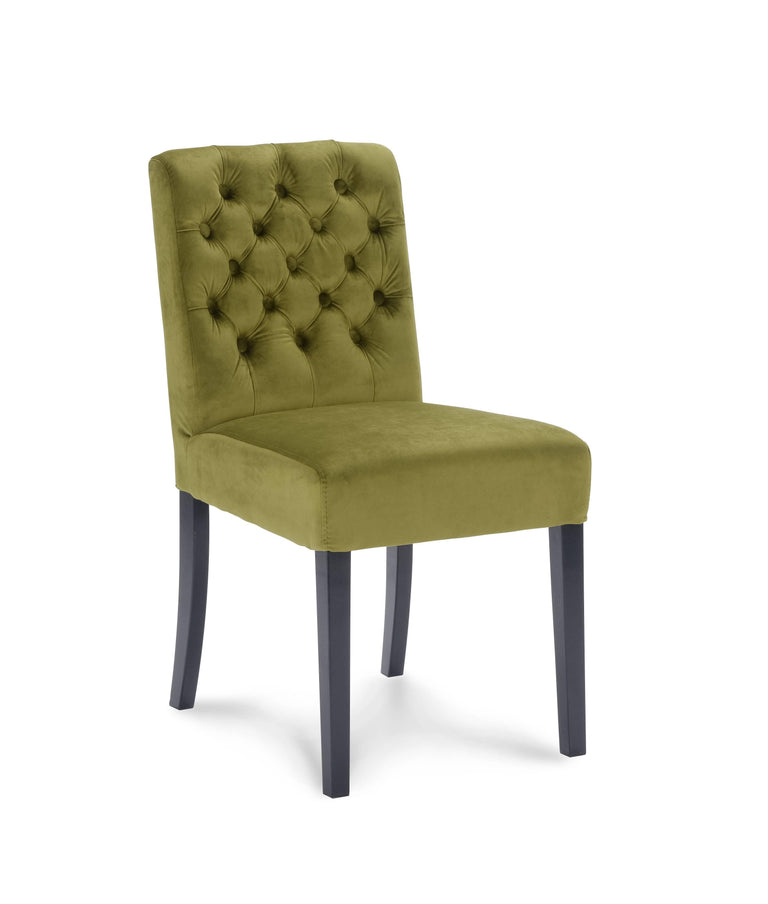 Set van 2 eetkamerstoelen Calan velvet