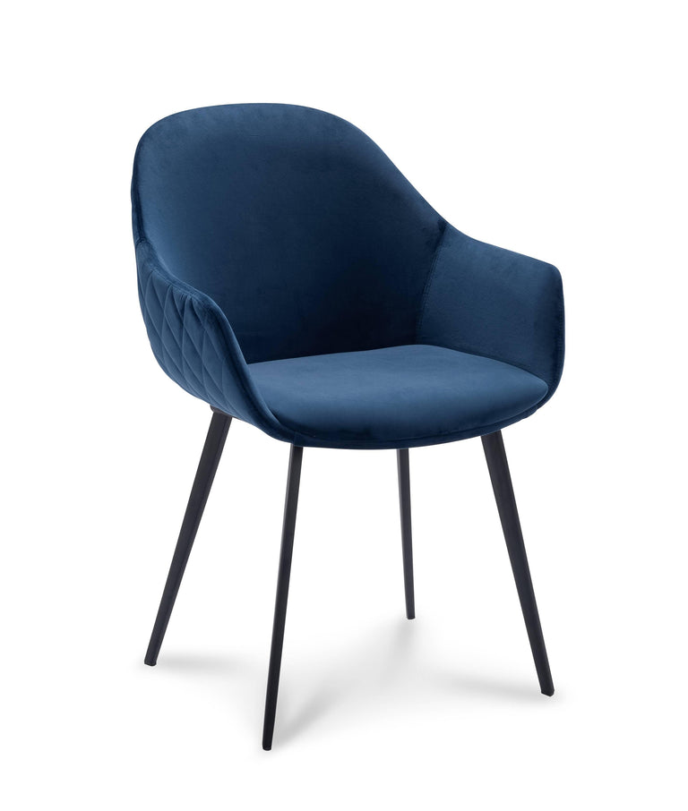 Set van 2 eetkamerstoelen Callio velvet