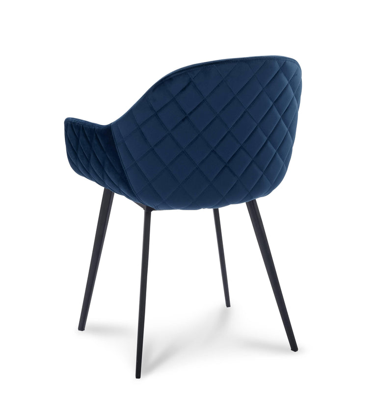 Set van 2 eetkamerstoelen Callio velvet