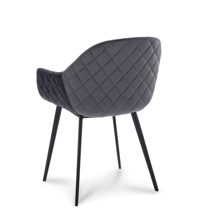 Set van 2 eetkamerstoelen Callio velvet