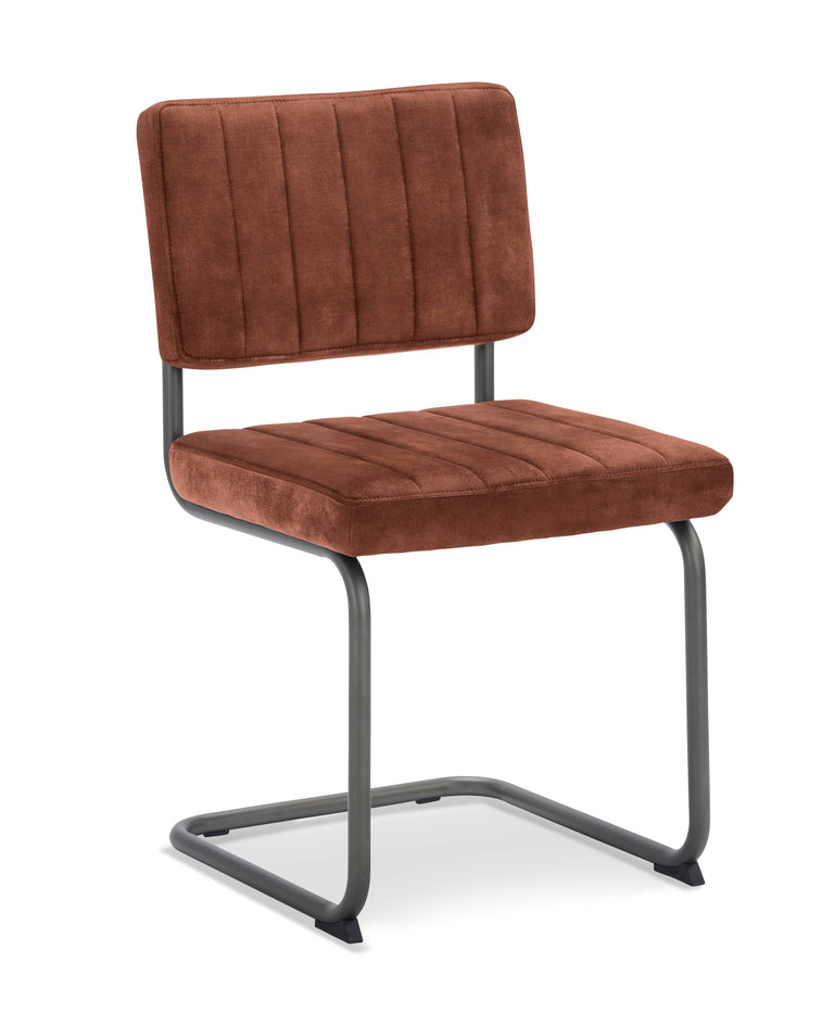 Set van 2 eetkamerstoelen Curin velvet