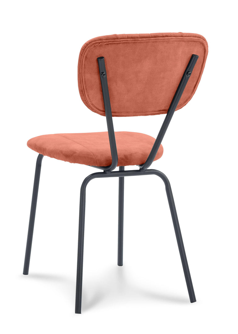 Set van 2 eetkamerstoelen Garone velvet