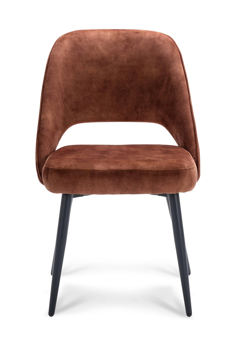 Set van 2 eetkamerstoelen Gusta velvet