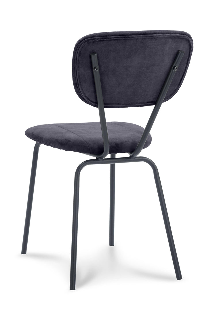 Set van 2 eetkamerstoelen Marsoni velvet