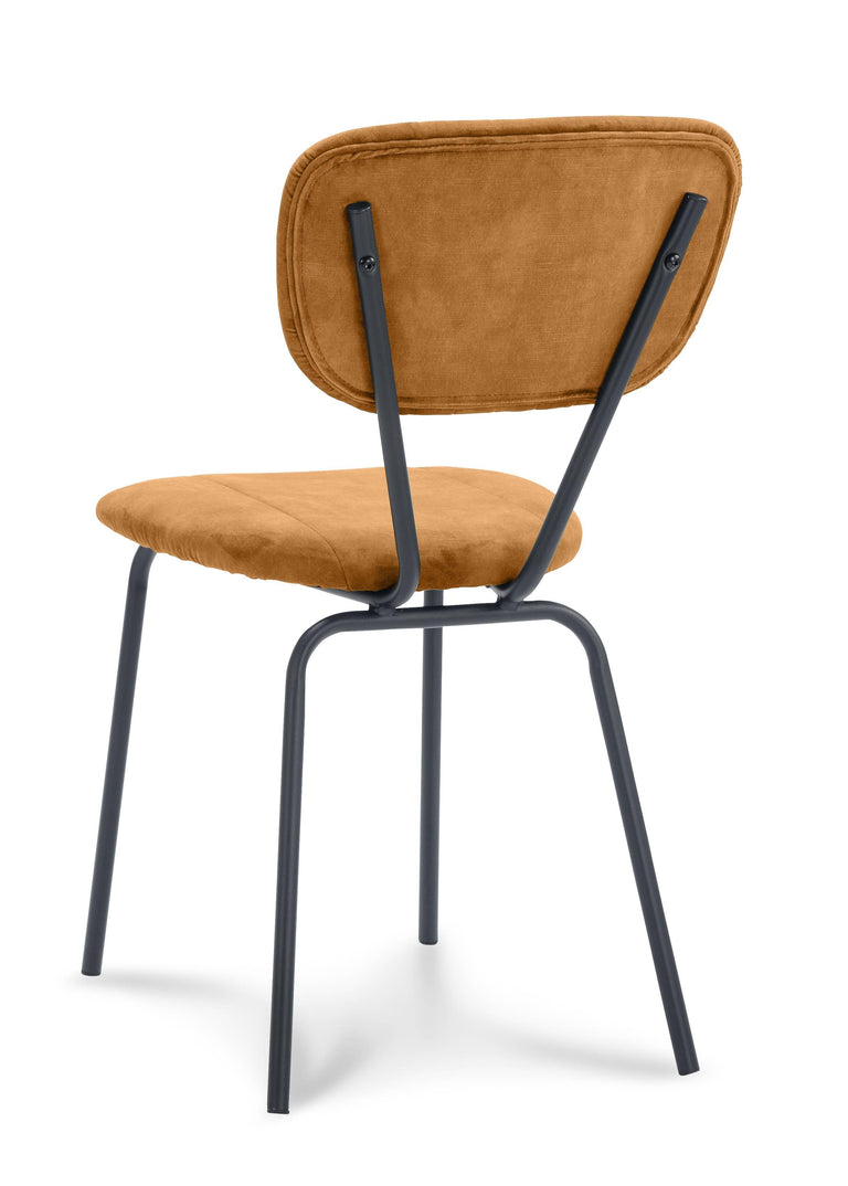 Set van 2 eetkamerstoelen Marsoni velvet