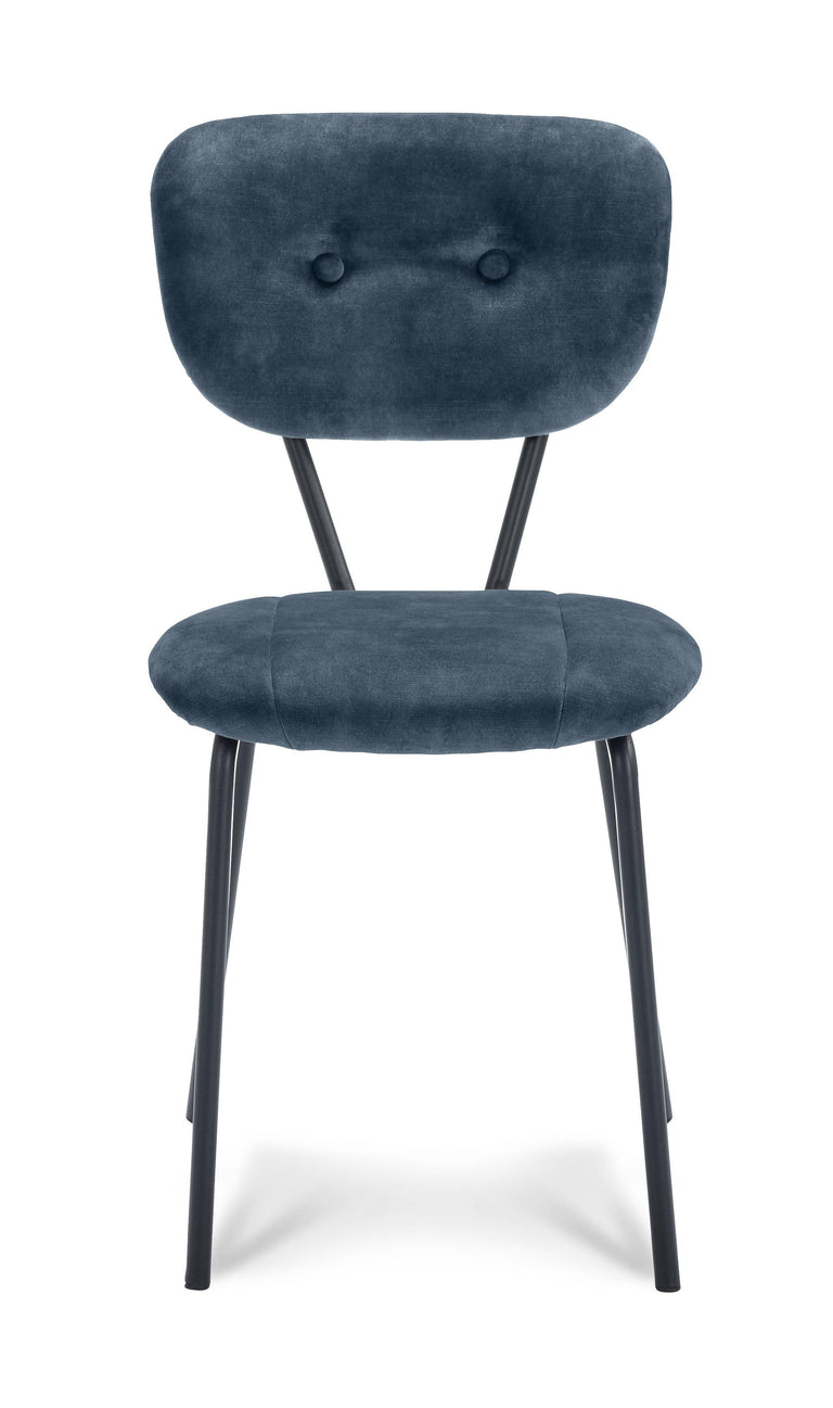 Set van 2 eetkamerstoelen Marsoni velvet