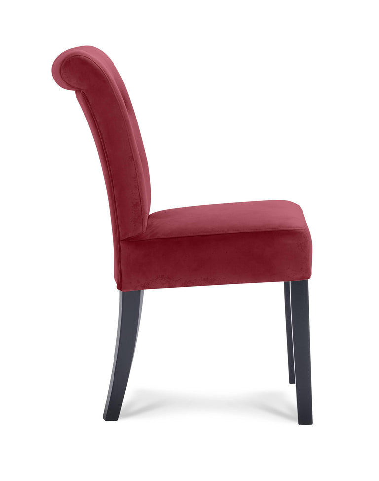 Set van 2 eetkamerstoelen River velvet