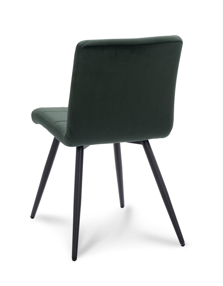 Set van 2 eetkamerstoelen Slims velvet