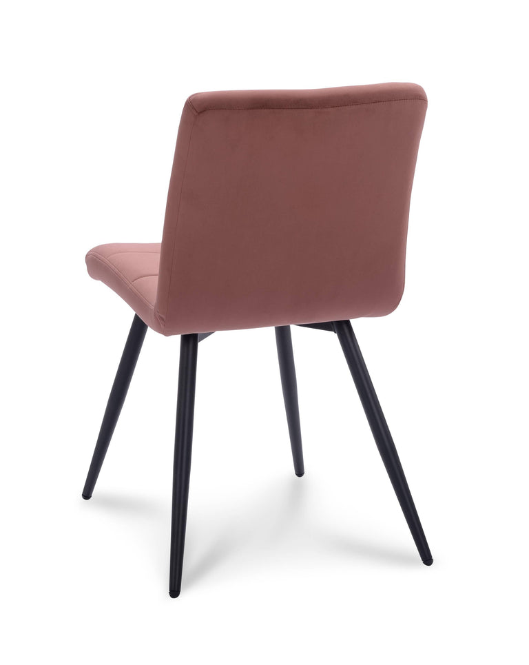 Set van 2 eetkamerstoelen Slims velvet