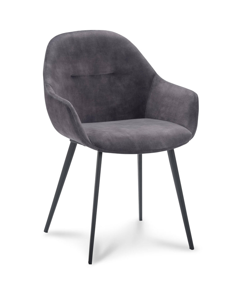 Set van 2 eetkamerstoelen Swift velvet