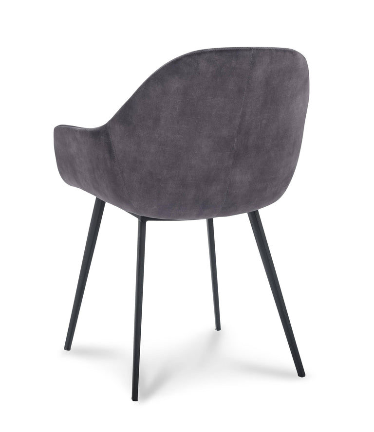 Set van 2 eetkamerstoelen Swift velvet