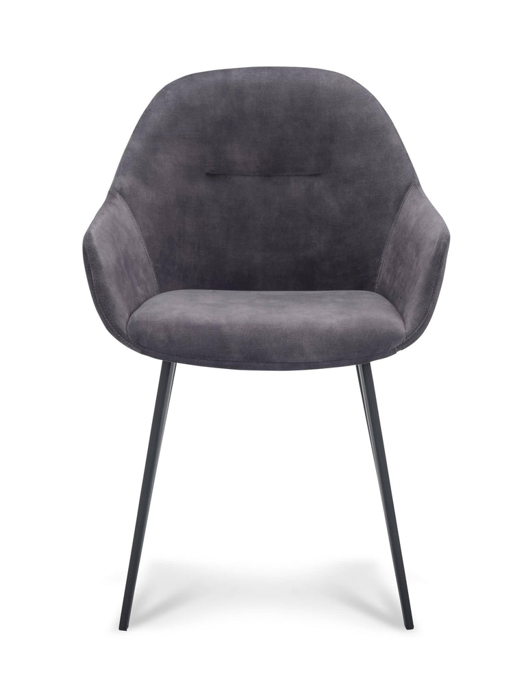 Set van 2 eetkamerstoelen Swift velvet