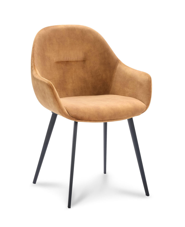 Set van 2 eetkamerstoelen Swift velvet