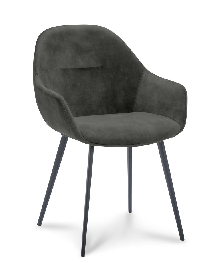 Set van 2 eetkamerstoelen Swift velvet