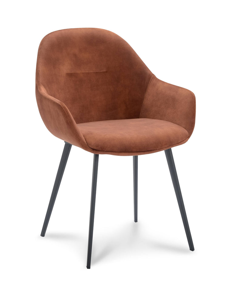 Set van 2 eetkamerstoelen Swift velvet