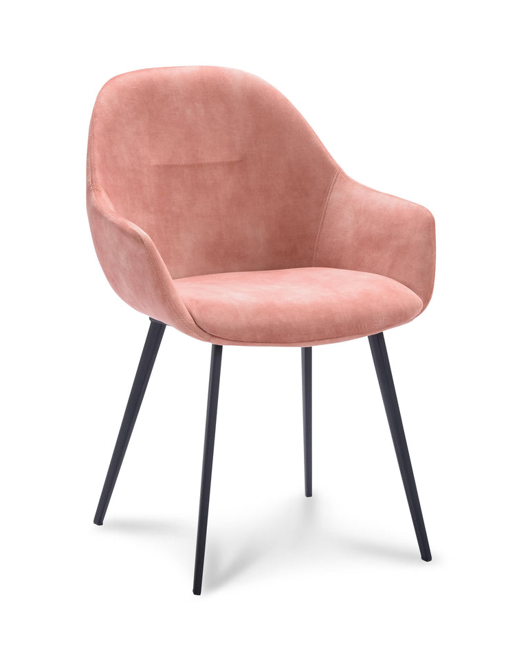 Set van 2 eetkamerstoelen Swift velvet