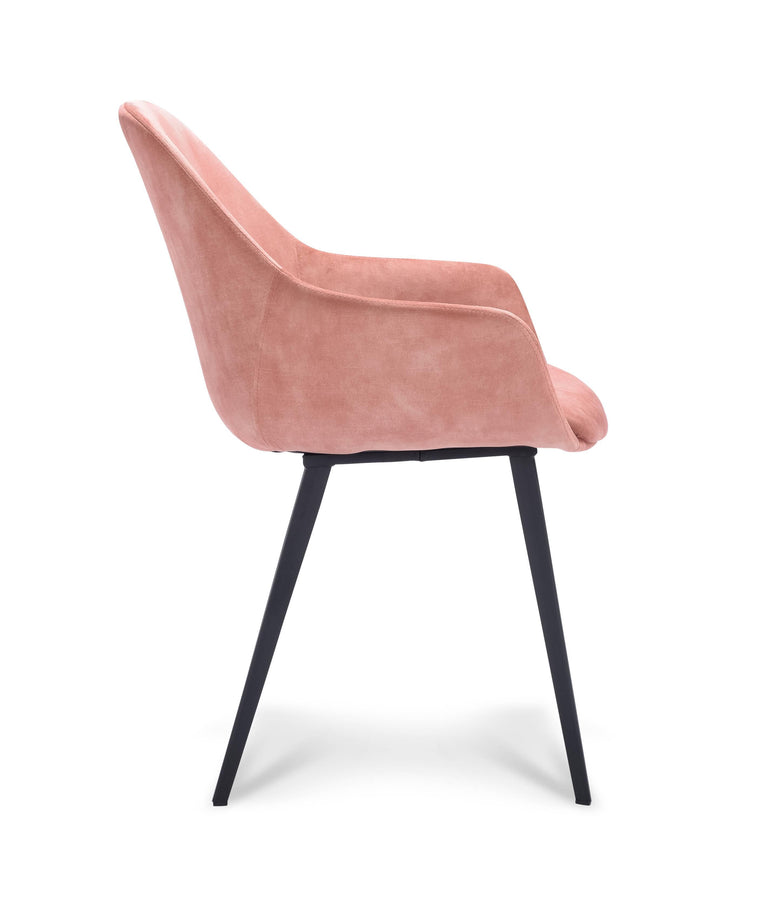 Set van 2 eetkamerstoelen Swift velvet