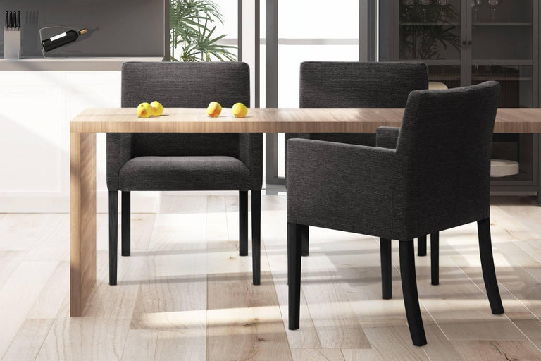 Set van 4 eetkamerstoelen Escape linnen