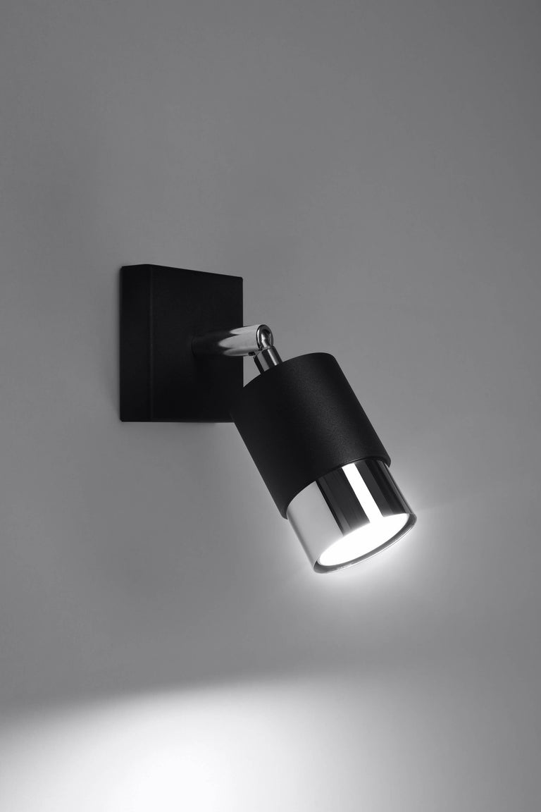 Spotlamp Nero silver