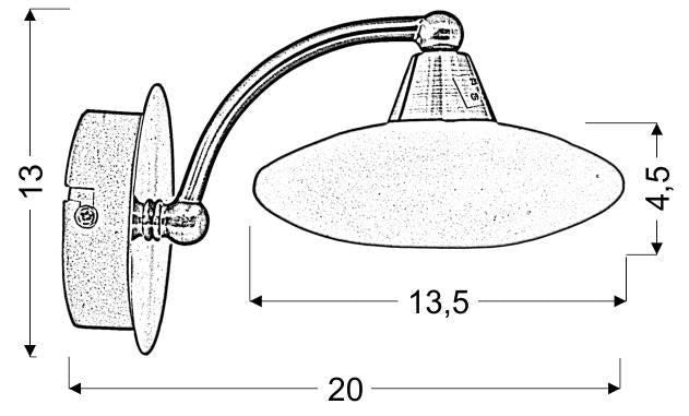 Wandlamp Fayen