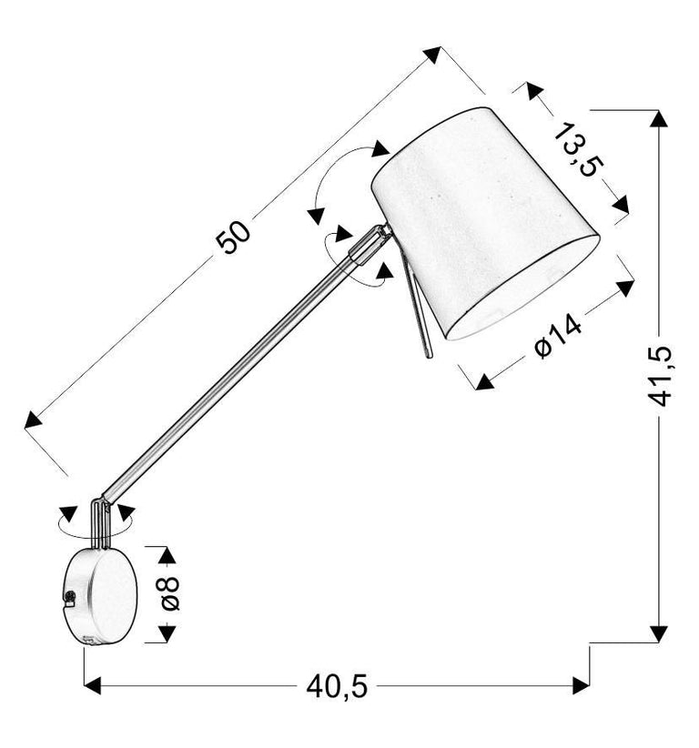 Wandlamp Lény