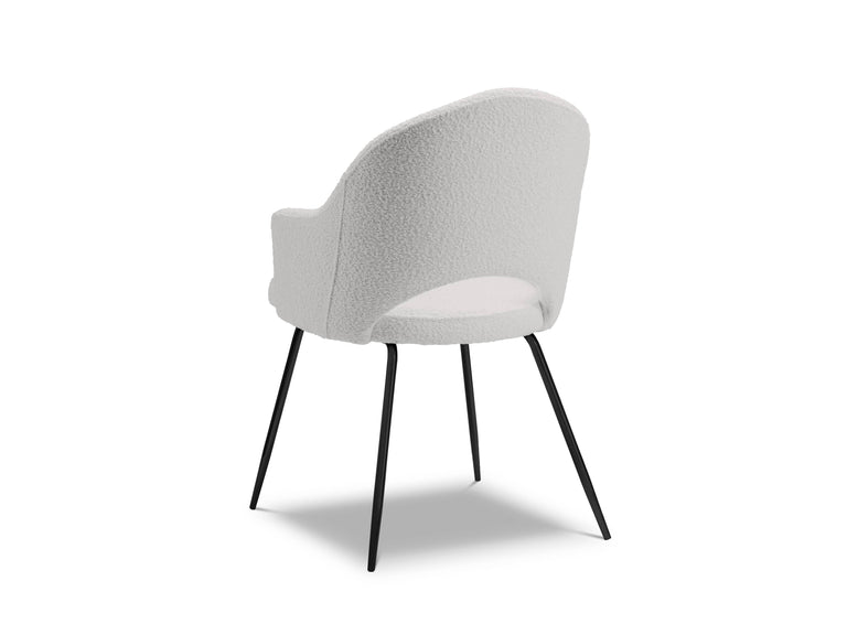 Set van 2 eetkamerstoelen Lys bouclé