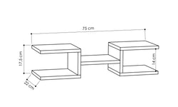 Set van 2 wandplanken Aidan