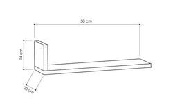 Set van 3 wandplanken Adona