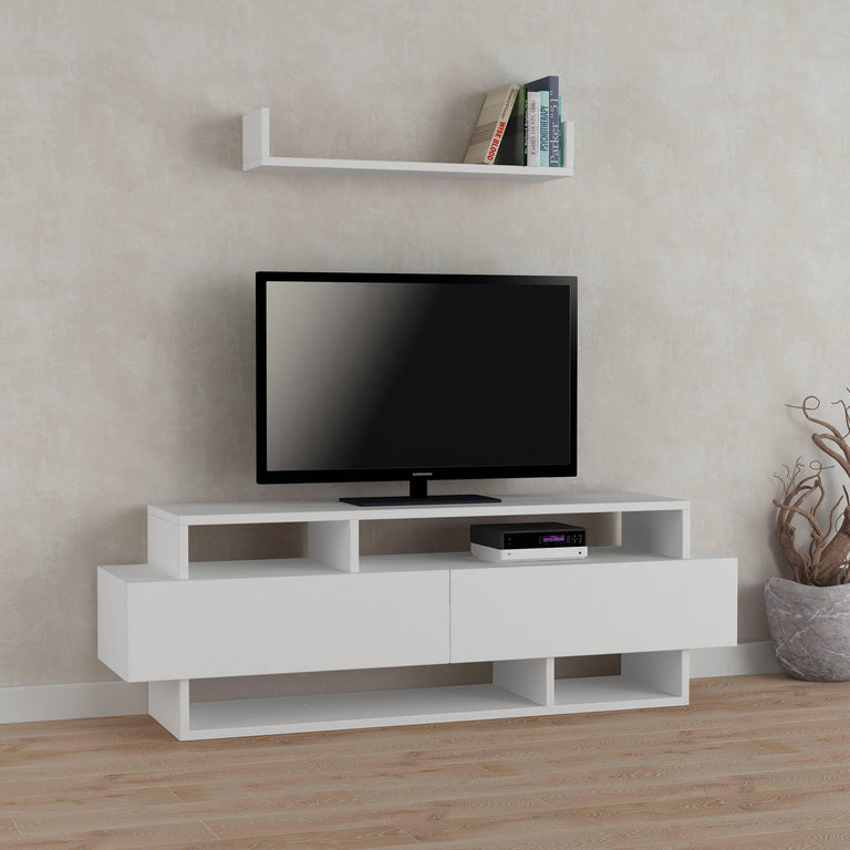 TV-meubel met wandplank Nadia