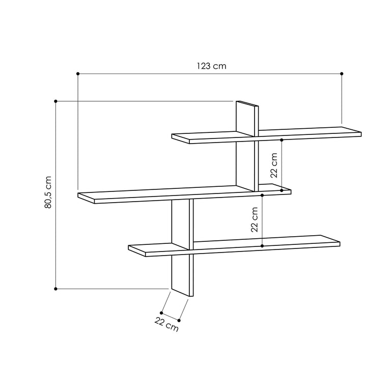 Wandplank Alastrina