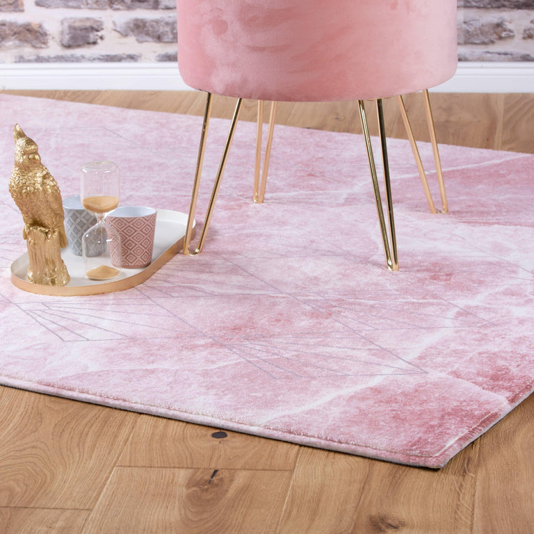 Vloerkleed Marmer Pink