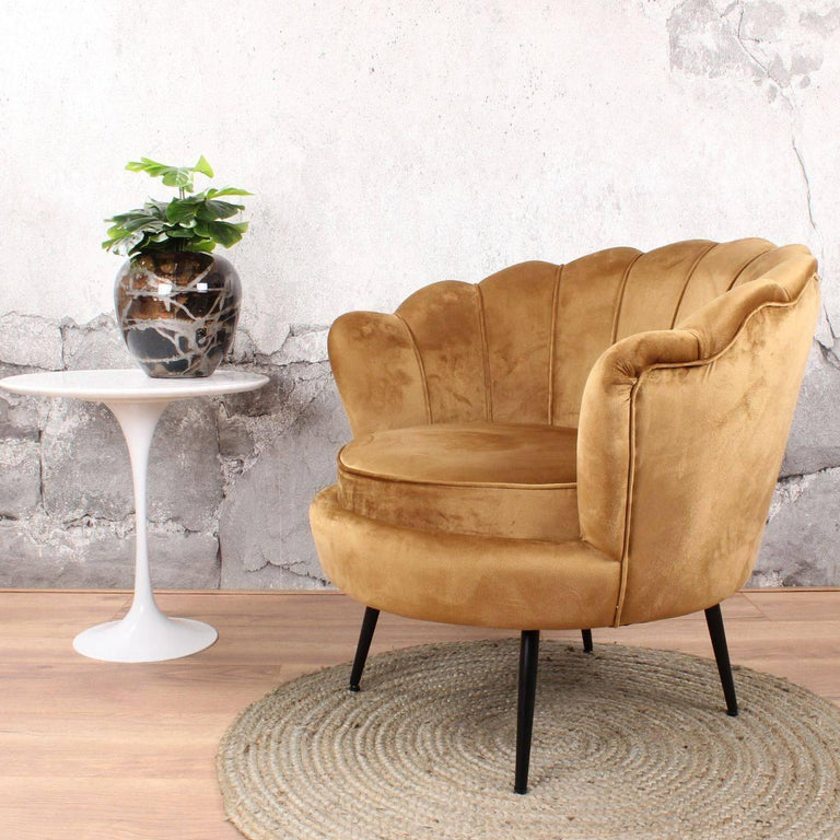 Fauteuil Feliz velvet