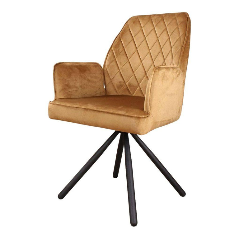 Fauteuil Gaby velvet draaibaar