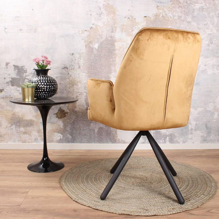 Fauteuil Gaby velvet draaibaar