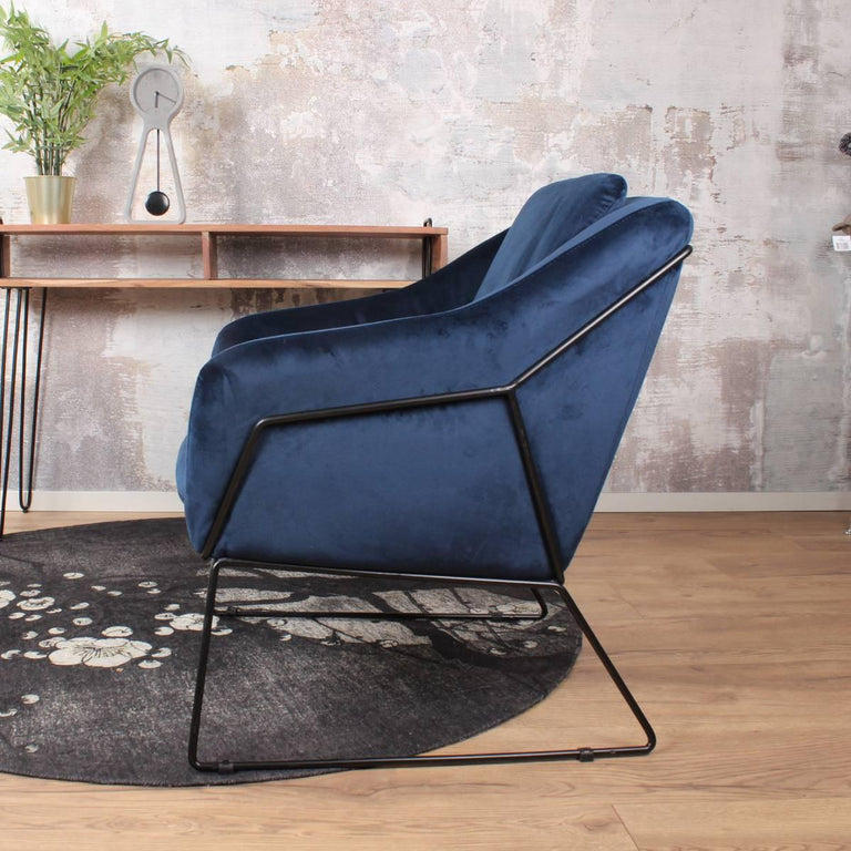 Fauteuil Antonio velvet