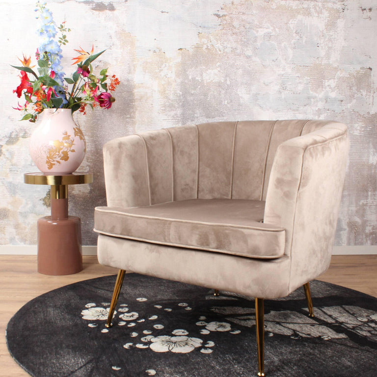 Fauteuil Norah velvet