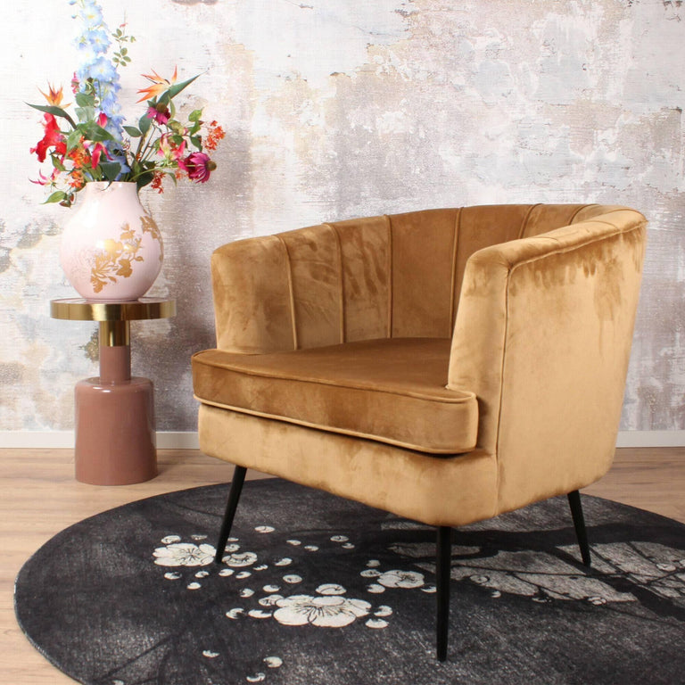 Fauteuil Norah velvet