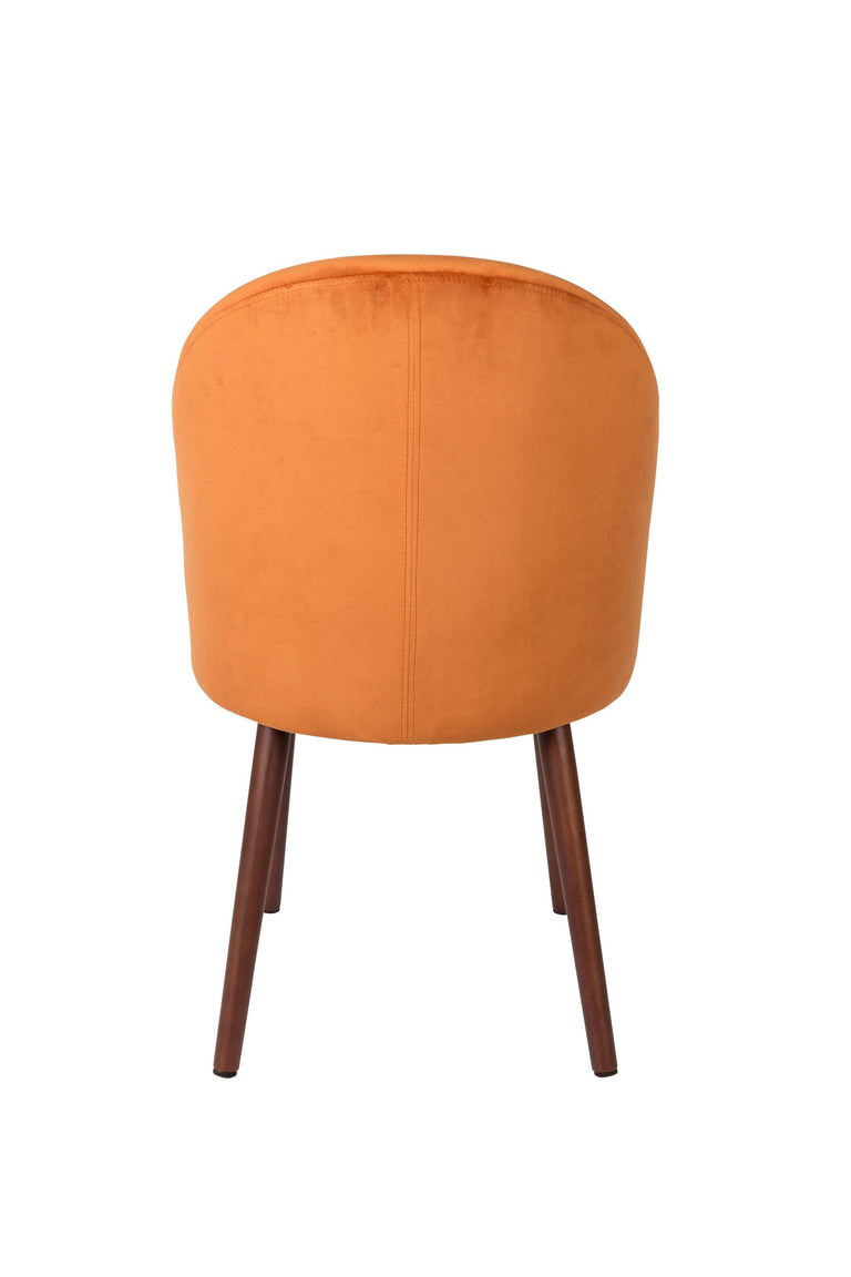 Set van 2 eetkamerstoelen Barbara velvet